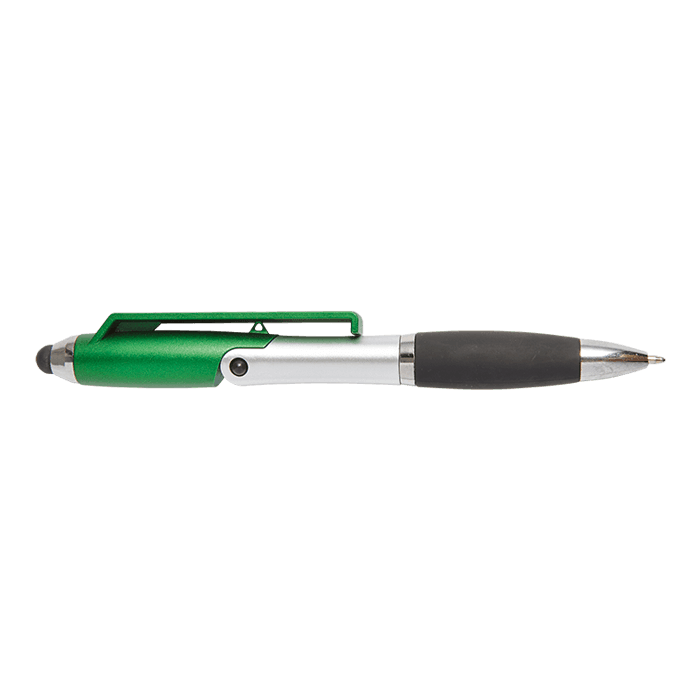 Ballpoint Pen With Stylus And Mobile Phone Stand